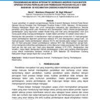 Pengembangan Media Interaktif Berbasis Android Pada Materi Operasi Hitung Perkalian Dan Pembagian Pecahan Kelas V SDN Babakan 02 Kecamatan Ciseeng Kabupaten Bogor.pdf
