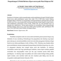 Pengembangan E-Modul Berbasis Hypercontent pada Mata Pelajaran PAI.pdf