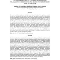 Analisis Kemampuan Literasi Media Online Mahasiswa Fakultas Agama Islam Universitas Ibn Khaldun Bogor.pdf