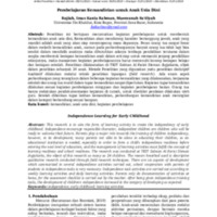 Pembelajaran Kemandirian untuk Anak Usia Dini.pdf