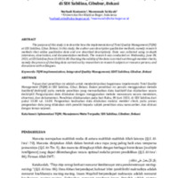 Implementasi Total Quality Management (Manajemen Mutu Terpadu) di SDI Sabilina Bekasi.pdf