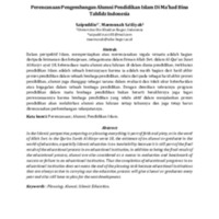 Perencanaan Pengembangan Alumni Pendidikan Islam Di Ma'had Bina Tahfidz Indonesia.pdf