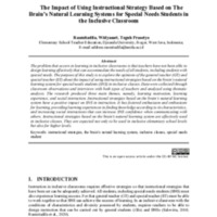 The Impact of Using Instructional Strategy Based on The Brain’s Natural Learning Systems for Special Needs Students in the Inclusive Classroom.pdf