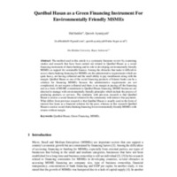 Qardhul Hasan as a Green Financing Instrument For Environmentally Friendly MSMEs.pdf