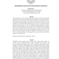 PENDIDIKAN ISLAM DAN KETAHANAN NASIONAL.pdf