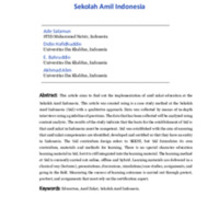 The Implementation of Amil Zakat Education in Sekolah Amil Indonesia.pdf