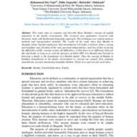 THE CONCEPT OF TAUHID EDUCATION IN THE FAMILY ENVIRONMENT STUDY OF HAMKA'S PERSPECTIVE.pdf
