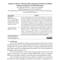 Analysis of Factors Affecting Online Shopping Activities for MSME Products During the COVID-19 Pandemic.pdf