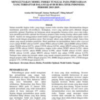 Analisis Pembentukan Portofolio Optimal Dengan Menggunakan Model Indeks Tunggal Pada Perusahaan Yang Terdaftar Dalam LQ-45 Di Bursa Efek Indonesia Periode 2015-2019.pdf