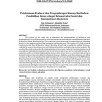 Pelaksanaan Evaluasi Dan Pengembangan Konsep Kurikulumpendidikan Islam Sebagai Rekonstruksi Sosial Dan Rasionalisasi Akademik.pdf