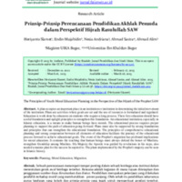 Prinsip-Prinsip Perencanaan Pendidikan Akhlak Pemuda dalam Perspektif Hijrah Rasulullah SAW.pdf