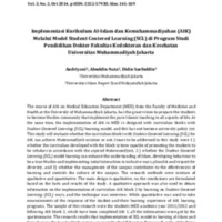 Implementasi Kurikulum Al-Islam dan Kemuhammadiyahan (AIK) Melalui Model Student Centered Learning (SCL) di Program Studi Pendidikan Dokter Fakultas Kedokteran dan Kesehatan ….pdf