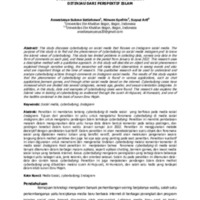 CYBERBULLYING DI MEDIA SOSIAL INSTAGRAM DITINJAU DARI PERSPEKTIF ISLAM.pdf