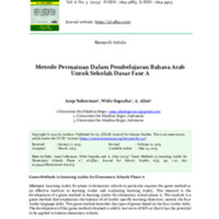 Game Methods in Learning Arabic for Elementary Schools Phase A.pdf