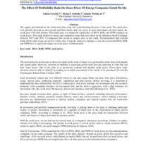 The Effect Of Profitability Ratio On Share Prices Of Energy Companies Listed On IDX.pdf