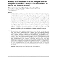 Konsep Iman Kepada Hari Akhir Prespektif Imam Al-Qurthubi dalam Kitab Al-Tadzkirah Bi Ahwal Al-Mauta Wa Umur Al-Akhirah.pdf