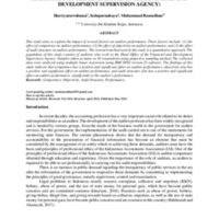 The Influence Of Competence, Objectivity And Audit Structure On Auditor Performance (Case Study At The Head Office Of The Financial And Development Supervision Agency).pdf