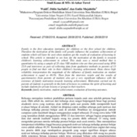 Pengaruh motivasi keluarga terhadap prestasi belajar siswa Studi kasus di MTs Al-Azhar Tuwel.pdf
