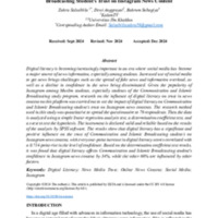 THE INFLUENCE OF DIGITAL LITERACY ON ISLAMIC COMMUNICATION BROADCASTING STUDENT’S TRUST ON INSTAGRAM NEWS CONTENT.pdf