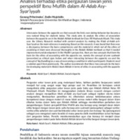 Analisis terhadap etika pergaulan lawan jenis perspektif Ibnu Muflih dalam Al-Adab Asy-Syar’iyyah.pdf
