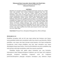 HUBUNGAN ANTARA PERSEPSI SISWA TENTANG KOMPETENSI PEDAGOGIK GURU DAN MOTIVASI SISWA DENGAN HASIL BELAJAR PENDIDIKAN AGAMA ISLAM.pdf