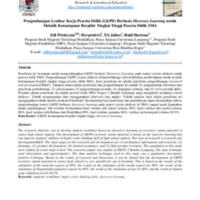 Pengembangan Lembar Kerja Peserta Didik (LKPD) Berbasis Discovery Learning untuk Melatih Kemampuan Berpikir Tingkat Tinggi Peserta Didik SMA.pdf