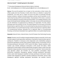 Determinan Pembiayaan Bermasalah di BTN Syariah KCS Bekasi Pada Masa Pandemi.pdf