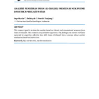 Analisis Pemikiran Imam Al-Ghazali Mengenai Mekanisme dan Etika Perilaku Pasar.pdf