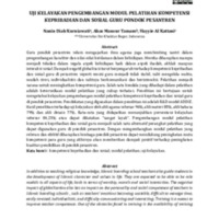 UJI KELAYAKAN PENGEMBANGAN MODUL PELATIHAN KOMPETENSI KEPRIBADIAN DAN SOSIAL UNTUK GURU PONDOK PESANTREN.pdf