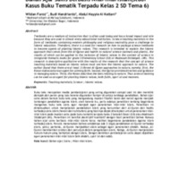 Bahan Ajar Sains Berbasis Nilai-nilai Islam (Studi Kasus Buku Tematik Terpadu Kelas 2 SD Tema 6).pdf