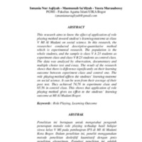 Pengaruh Penerapan Role Playing Terhadap Hasil Belajar Siswa Kelas V MI Pada Pembelajaran IPS.pdf