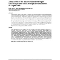ADAPTASI REBT KE DALAM MODEL BIMBINGAN KONSELING ISLAMI DALAM MENGATASI VANDALISME TINGKAT SMP.pdf