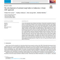 The development of national waqf index in Indonesia A fuzzy AHP approach.pdf