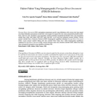 Faktor-Faktor Yang Mempengaruhi Foreign Direct Invesment (FDI) Di Indonesia.pdf