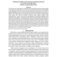 PENERAPAN METODE THE POWER OF TWO UNTUK MENINGKATKAN HASIL BELAJAR BAHASA ARAB SISWA KELAS II SEKOLAH SULAM DARUL AMAN.pdf