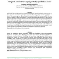 Pengaruh kolonialisme Jepang terhadap pendidikan Islam.pdf