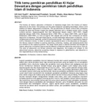 Titik temu pemikiran pendidikan Ki Hajar Dewantara dengan pemikiran tokoh pendidikan Islam di Indonesia.pdf