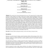 Efforts to Improve Science Learning Outcomes and Student Activity with a Contextual Teaching and Learning Model in Grade III SDN Bangka 3 Bogor City.pdf