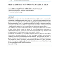 Studi analisis ayat-ayat wakaf dalam tafsir Al-Azhar.pdf