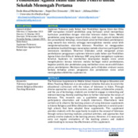 Suplemen Toleransi pada Materi Bahan Ajar Pendidikan Agama Islam dan Budi Pekerti untuk Sekolah Menengah Pertama.pdf