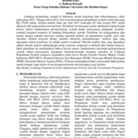 IMPLEMENTASI PRINSIP-PRINSIP SYARIAH DALAM PENYUSUNAN PERJANJIANSEKTORPENJAMINAN SYARIAH.pdf
