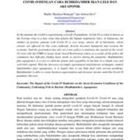 MEMBANGKITKAN PEREKONOMIAN WARGA DIMASA PANDEMI COVID-19 DENGAN CARA BUDIKDAMBER IKAN LELE DAN AKUAPONIK.pdf