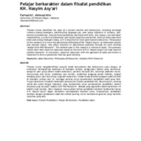 Pelajar berkarakter dalam filsafat pendidikan KH. Hasyim Asy'ari.pdf