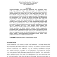 METODE PENDIDIKAN KARAKTER BERBASIS KONSEP ˊIBĀDURRAHMĀN KAJIAN TEMATIK SURAT AL-FURQĀN AYAT 63-77.pdf