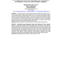 Factors Influencing The Price Of Indonesia Sovereign Sukuk In Secondary Market.pdf