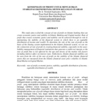 Konsep Rate of Profit untuk Mewujudkan Stabilitas Ekonomi pada Sistem Keuangan Syariah.pdf