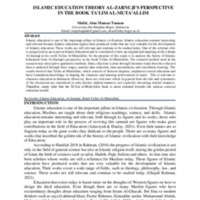 Islamic Education Theory Al-Zarnuji's Perspective in The Book Ta'lim Al-Muta'allim.pdf