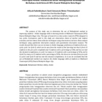 Penerapan Metode Muhadatsah untuk Meningkatkan Kemampuan Berbahasa Arab Siswa di MTs Daarul Muhajirin Kota Bogor.pdf