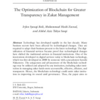 The optimization of blockchain for greater transparency in zakat management.pdf