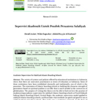 Academic Supervision for Salafiyah Islamic Boarding Schools.pdf